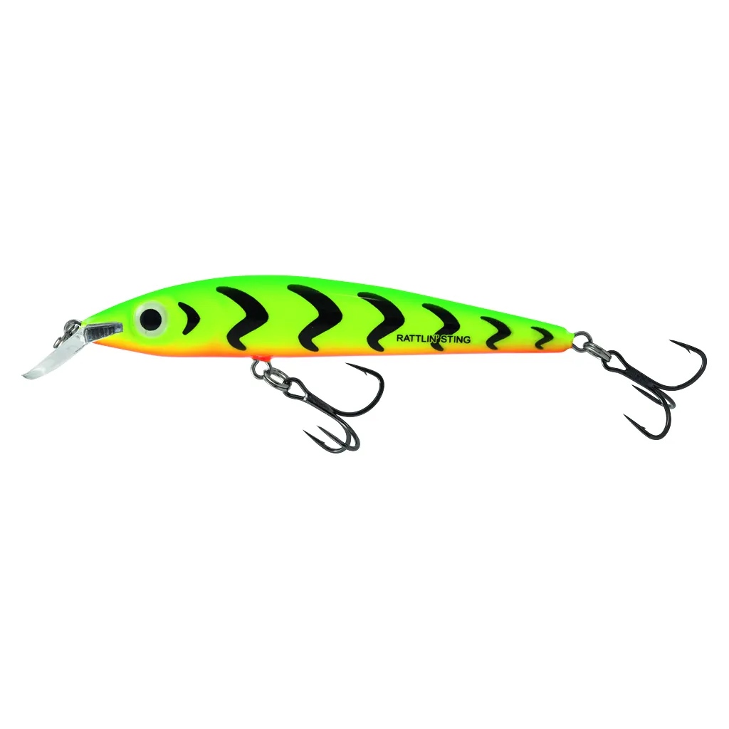 Salmo Rattlin' Sting Suspending Twitchbait 9cm 11.34g Green Tiger