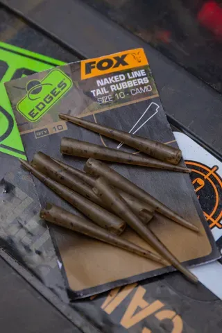 Fox Edges Tail Rubbers 10 5pcs Camo