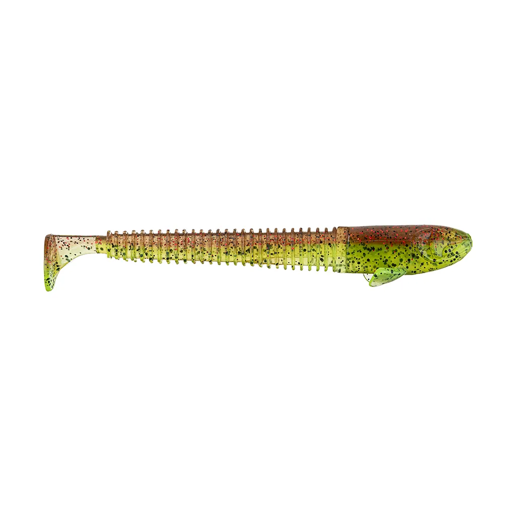 Bullseye Lamelli Slim Softbait 10cm 4.2g Appleseed Chartreuse