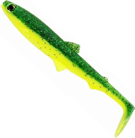 Westin BullTeez Shadtail 9.5cm 7g Fireflash