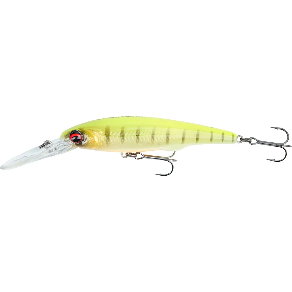 Savage Gear Gravity Twitch DR Crankbaits 11.5cm 28g Fluor Yellow Tiger