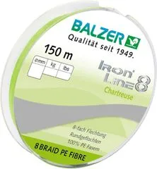 Balzer Iron Line Braided Line 0.1mm 8.1kg 150m Chartreuse