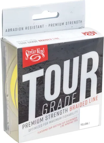 Strike King Tour Grade Braid 0.16mm 3.6kg Gelb
