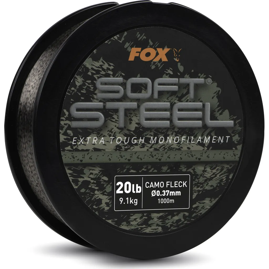 Fox Soft Steel Fleck Camo Mono 0.37mm 9.1kg 1000m
