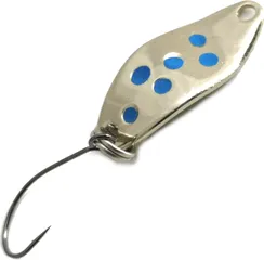 Troutwerk Spoon 2.3cm 1.5g Silver/Blue Dots