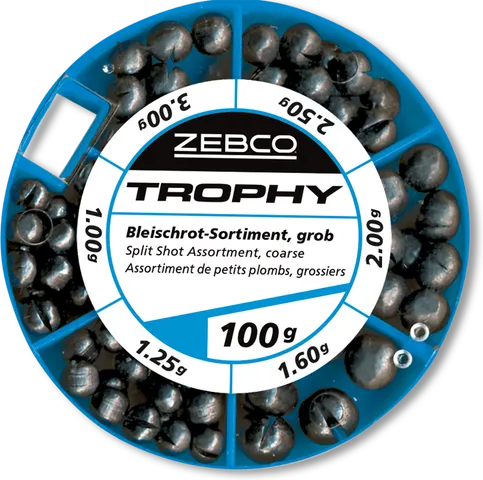 Zebco Split Shot Assortment 100g Coarse