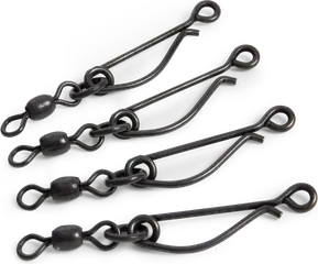 Black Cat Pellet Pro Mega Lead Clips 8cm Steel/Rubber