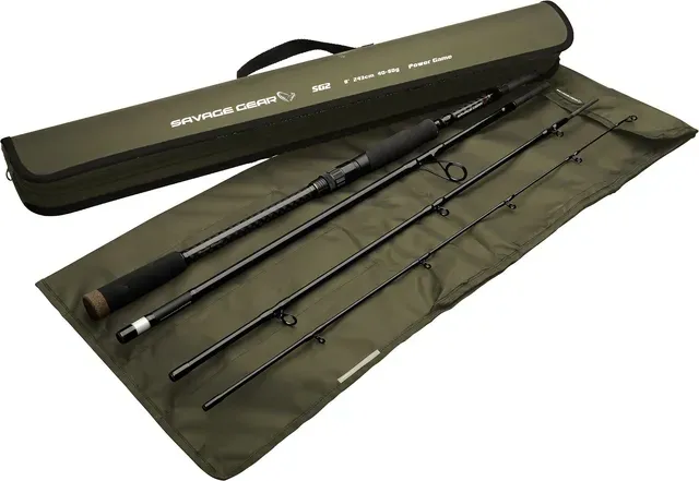 Savage Gear SG4 Medium Game Travel Spinnrute 2.15m 10–40g Moderate Fast