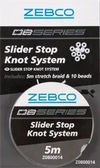 Zebco DB Series Slider Stop Knot System 5m 10pcs Stretch Braid White