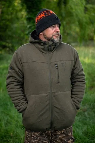 Fox Collection Sherpa Hoody Black/Orange M