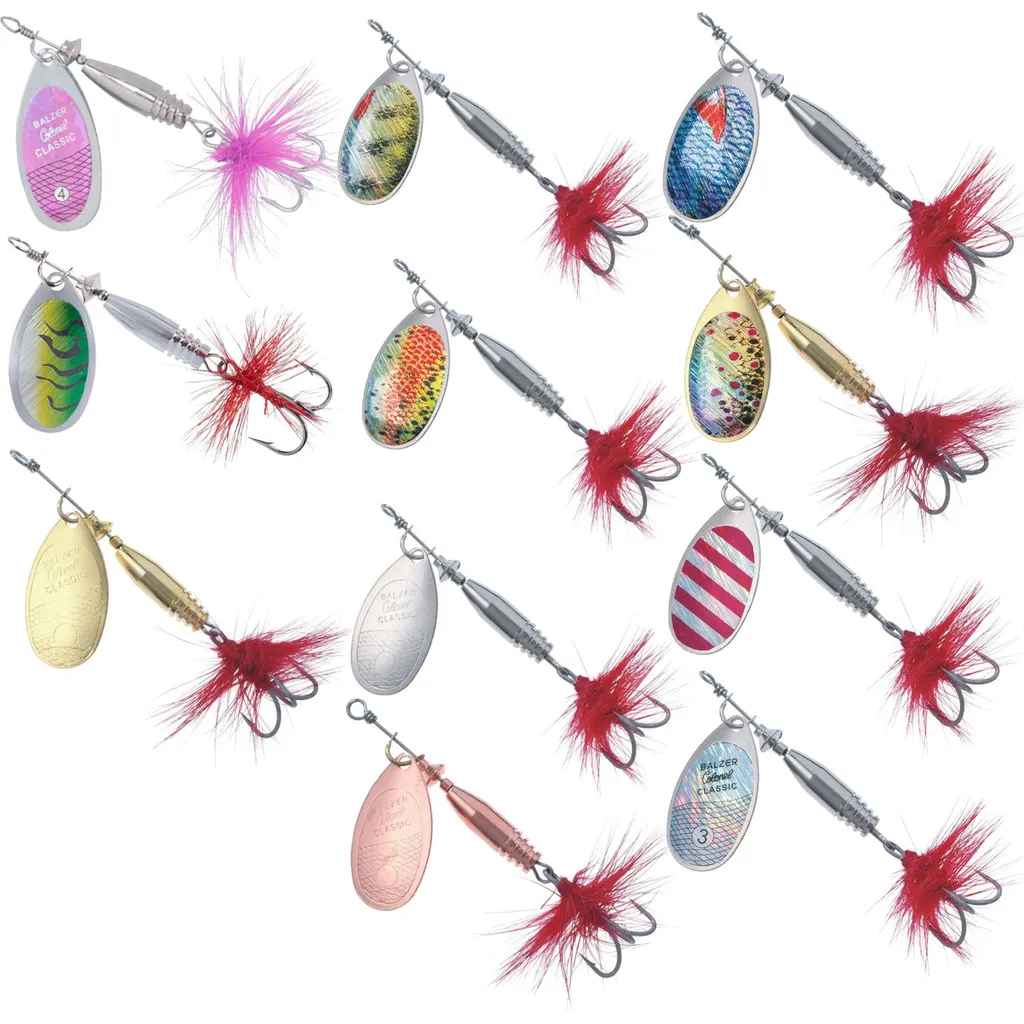 Balzer Colonel Classic Spinner 14g Silber Rote Punkte