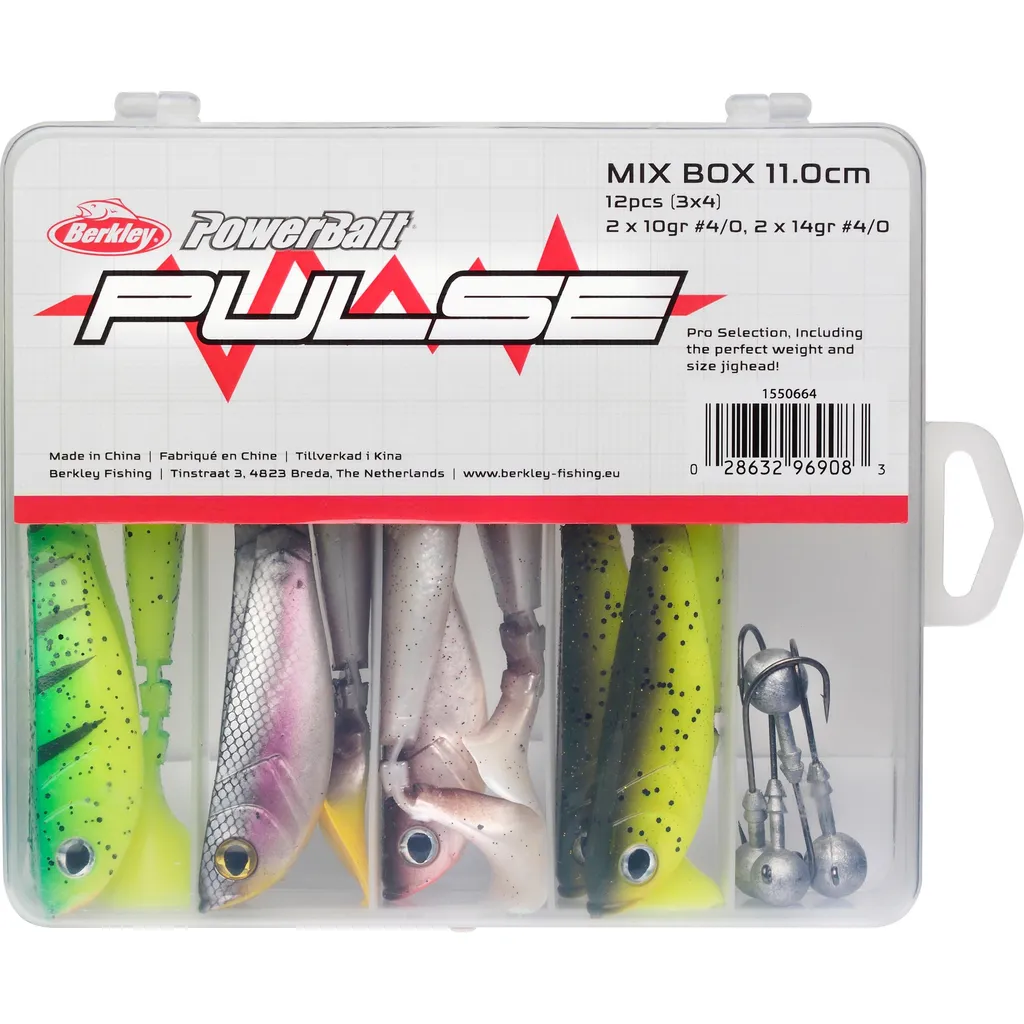 Berkley Pulse Shad Box 11cm Assorted