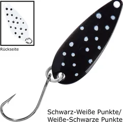 Balzer Spoon Swindler 2.3g Schwarz-Weiße Punkte/Weiße-Schwarze Punkte