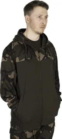 Fox LW Khaki Camo Split Zip Hoody XL