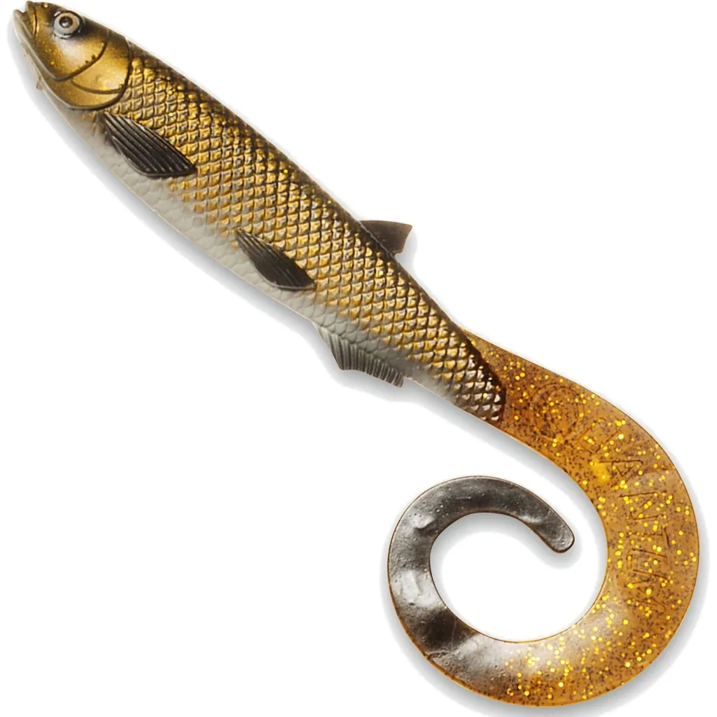Quantum Yolo Curly Shad Gummiköder 26cm 64g Bream Motor Oil