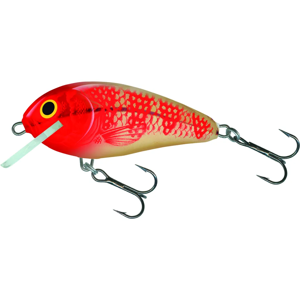Salmo Butcher Crankbaits Floating 5cm Golden Red Head
