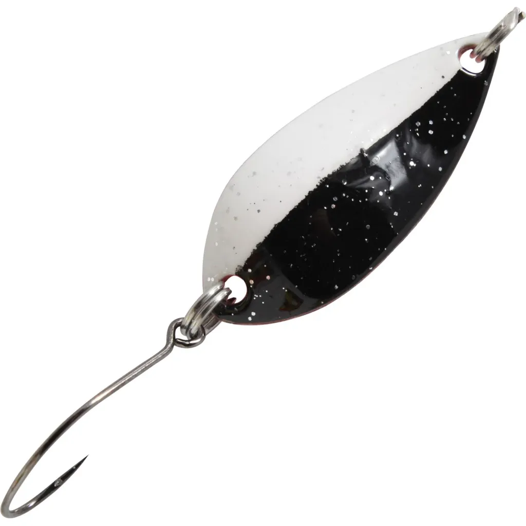 FTM Spoon Salza 3.2cm 3.2g Schwarz-Weiß Mit Glitter/Orange