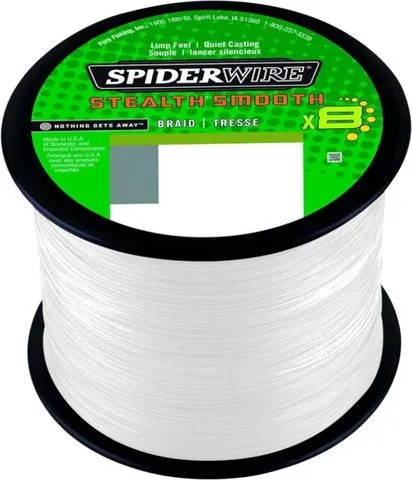 Spiderwire Stealth Smooth8 Geflochtene Schnur 2000m 38.1kg 0.33mm Translucent