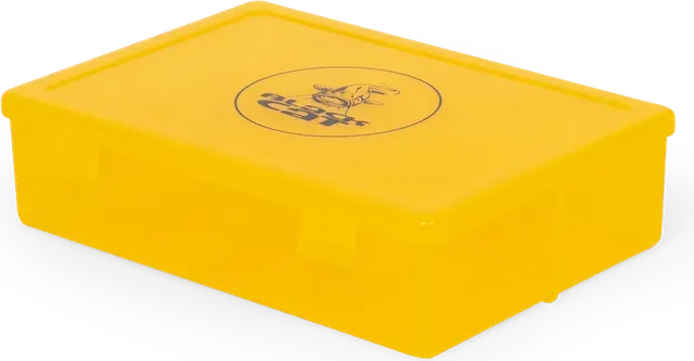 Black Cat Sectioned Rig Bits Box 4compartments 22x15.5x6cm Plastic