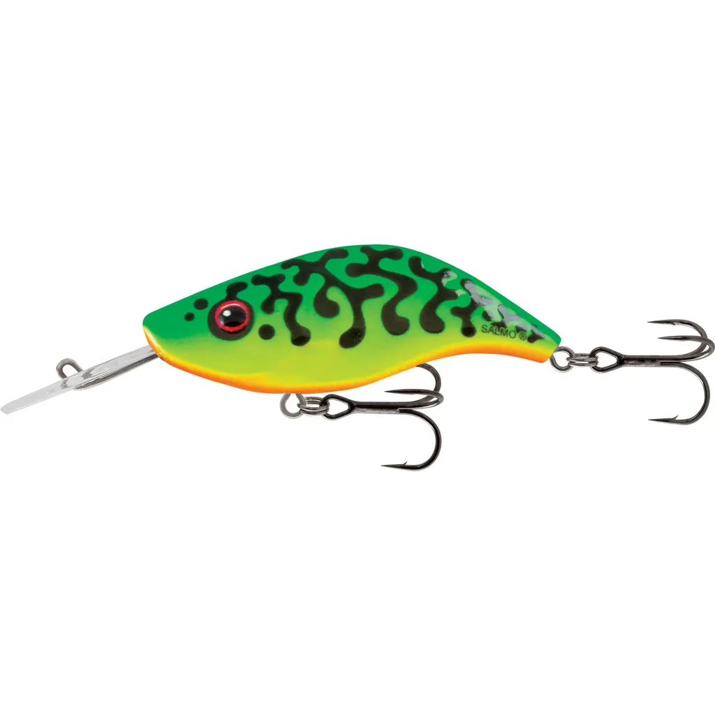 Salmo Sparky Shad Wobbler 4cm 3.5g Green Tiger