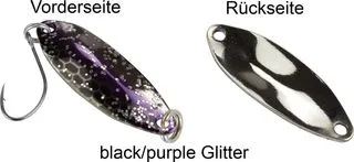FTM Tango Spoon 1.8g Black/Purple Glitter