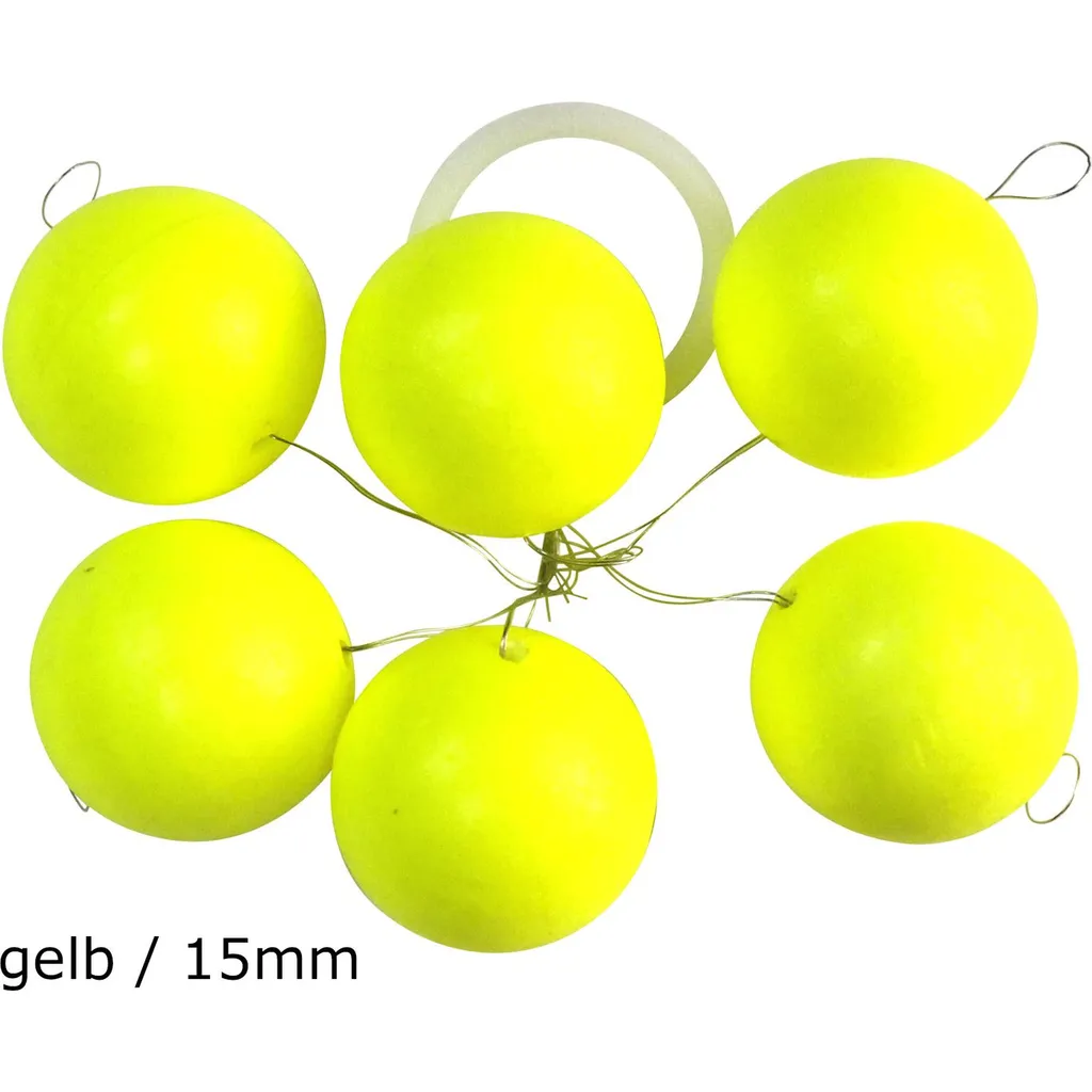 FTM Forellen Pilotkugel Gelb 15mm