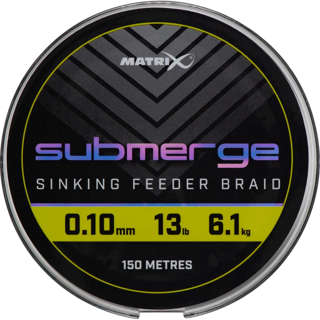 Matrix Submerge Sinking Feeder Braid Geflochtene Schnur 0.10mm 6.1kg 150m