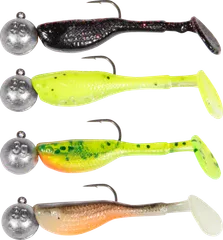 Fox Rage Micro Fry Mixed UV Colour Pack 4cm 3g 2pc Soft Bait