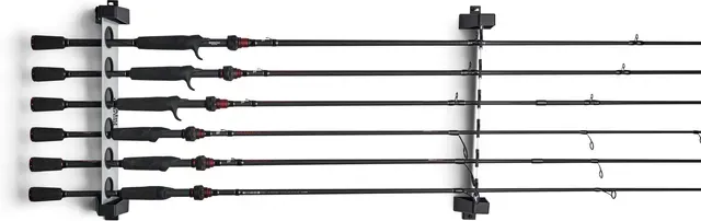 Abu Garcia Horizontal 6 Rod Rack 6 Compartments Aluminium