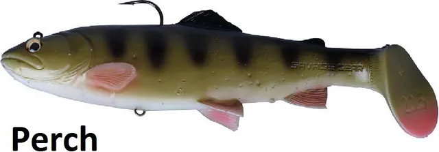 Savage Gear 3D Trout Rattle Shad Gummifisch 20.5cm 103g Langsam Sinkend Perch