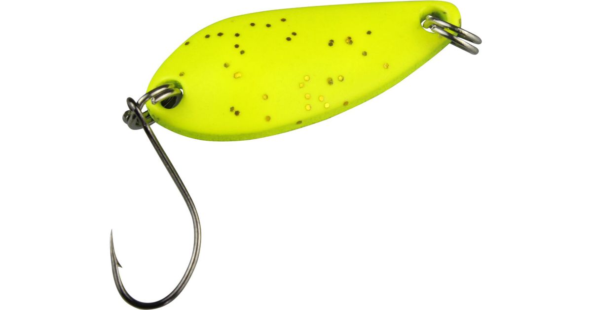 FTM Spoon Diamond Blinker 3.8g Gelb Gesprenkelt Schwarz