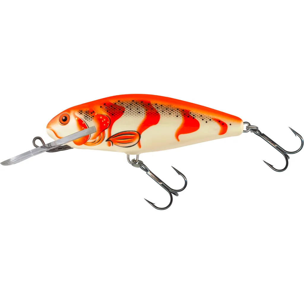 Salmo Perch Deep Runner Wobbler 8cm 14g Dr Albino Perch