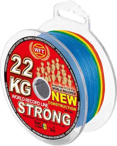 WFT Exact Sea King Geflochtene Schnur 0.18mm 22kg 420m Multicolor