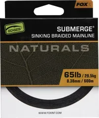 Fox Submerge Naturals Braided Line 600m 0.30mm 24.9kg Naturals Green