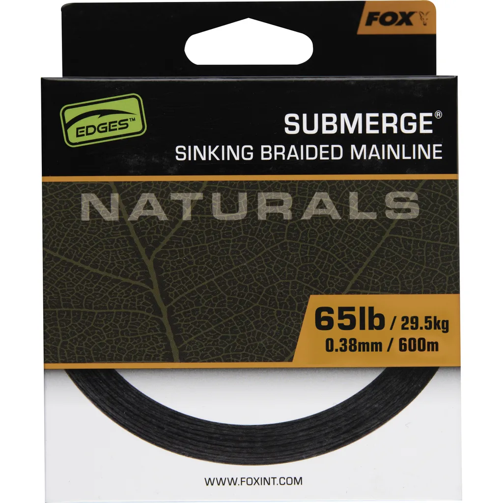 Fox Submerge Naturals Sinking Braid 0.25mm 20.4kg 600m