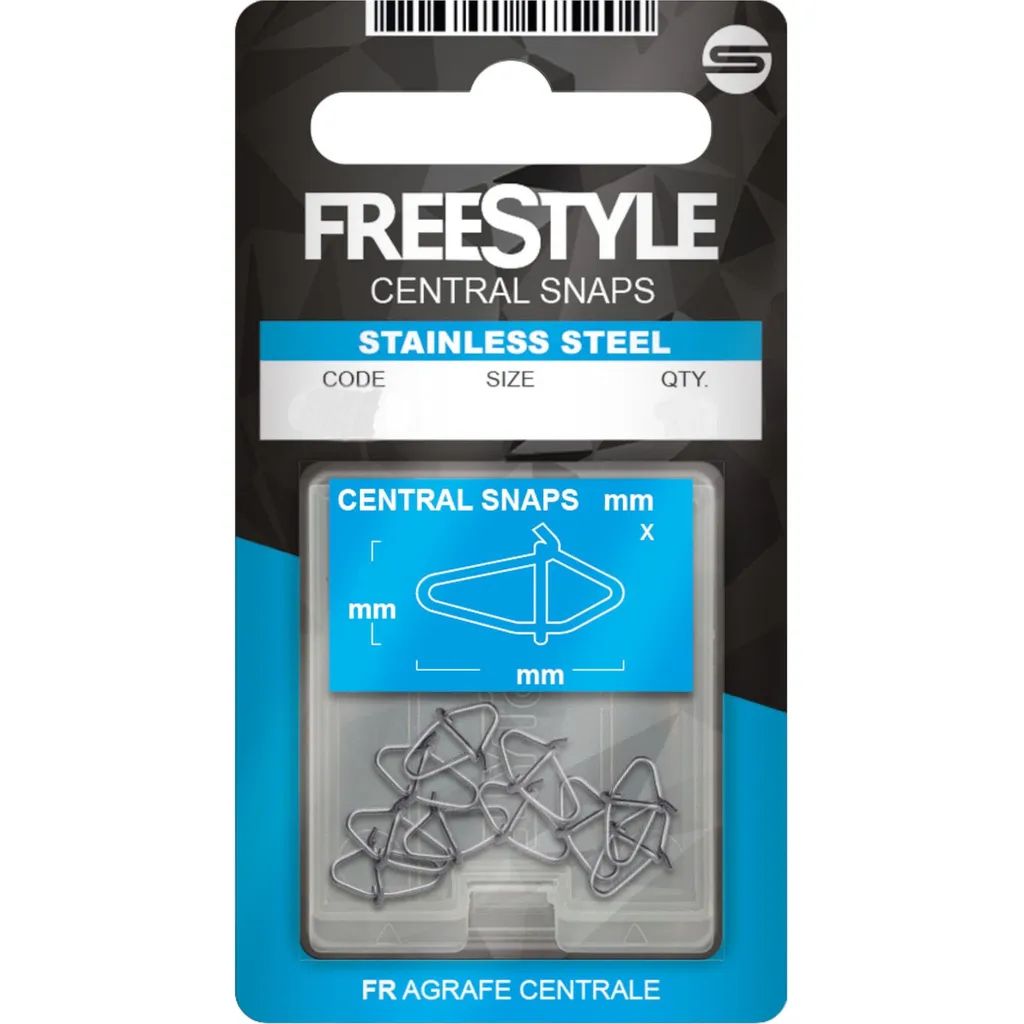 Spro Freestyle Reload Stainless Central Snap 4.5mm 14kg