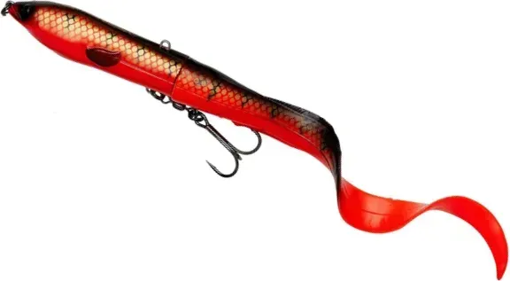 Savage Gear 3D Hard Eel 2+1 17cm 50g Red N Black