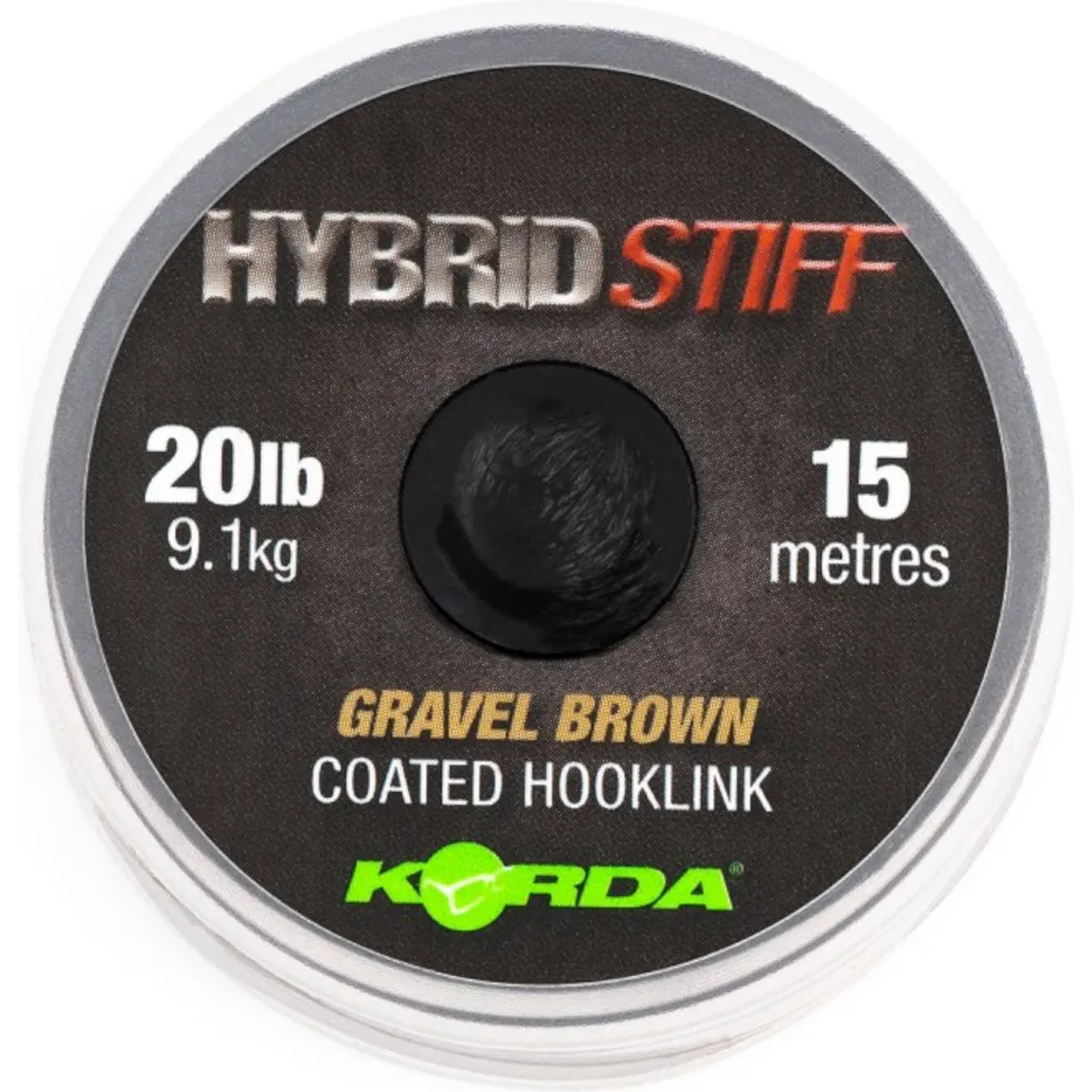 Korda Hybrid Stiff 15m 9kg Gravel Brown