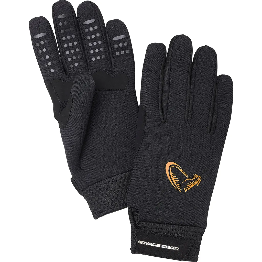 Savage Gear NEOPRENE STRETCH GLOVE M Black