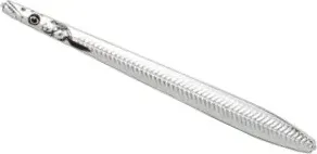 Savage Gear Line Thru Sandeel Nail 12cm 26g Silver Plating