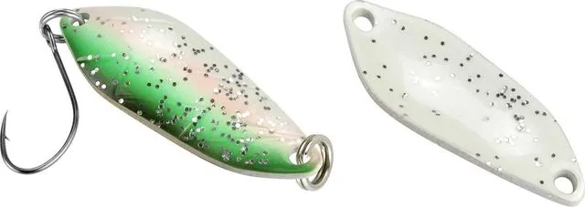 FTM Spoon Strike Spoon 2.1g Green/White Glitter