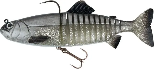 Fox Rage Replicant Jointed 18cm 80g UV Silver Bait Fish