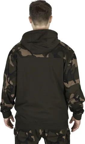 Fox LW Khaki Camo Split Zip Hoody Sweater L Zip Hoodie