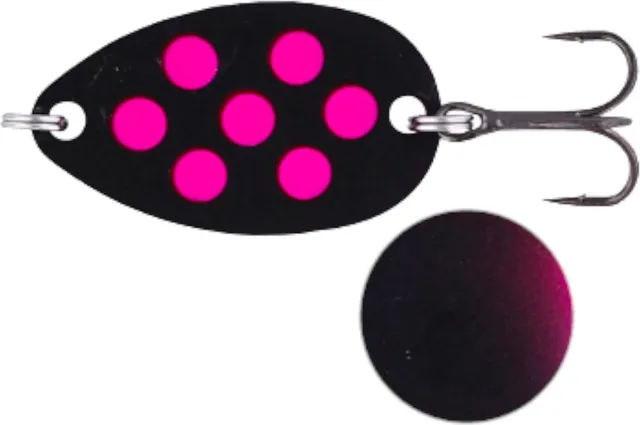 Westin Fidusen Blinker 3.2cm 2.8g Schwarz/Rosa Punkte