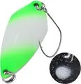 FTM Spoon Tremo 2.3g 2.9cm Neon Green Lumi / Black With Glitter Lumi Single Hook