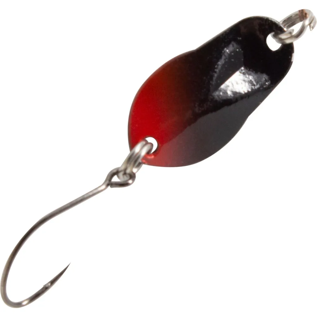 FTM Spoon Track Blinker 0,7g 1,9cm Schwarz Rot Silber