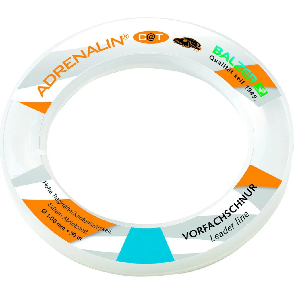 Balzer Adrenalin Cat Vorfach und Zubehör 47kg 1mm 50m