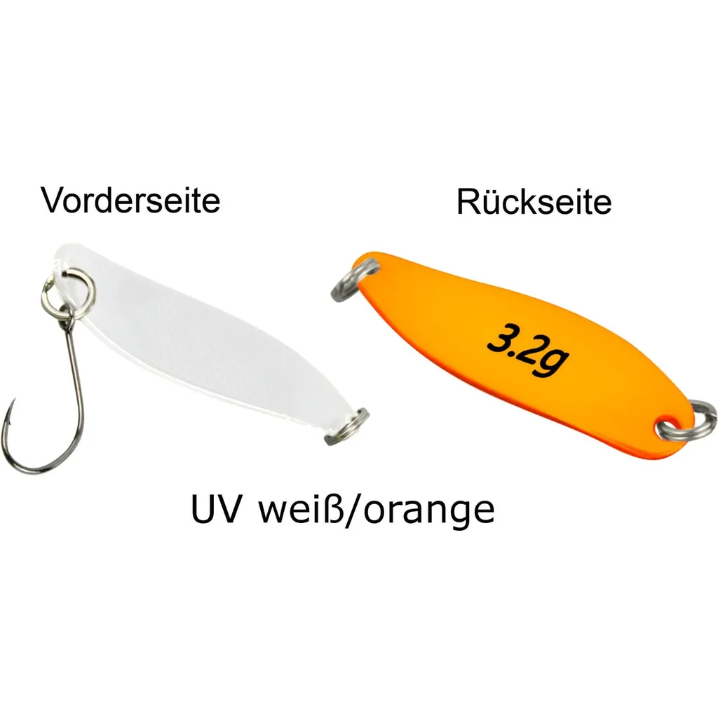 FTM Spoon Hammer 3.8cm 3.2g UV Weiß/Orange