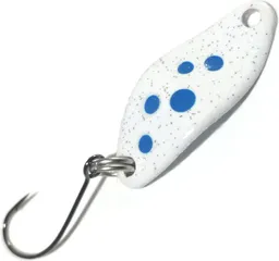 Troutwerk Spoon 2.3cm 1.5g White/Blue Dots