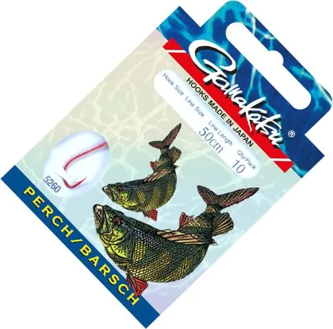 Gamakatsu Perch Hooks LS-5260 10 10pcs Red